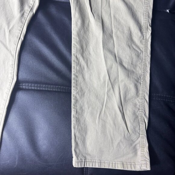 Wrangler Men's Cargo Pants Beige Relaxed Fit Flat Front Outdoor Size 42x32 - Picture 14 of 16